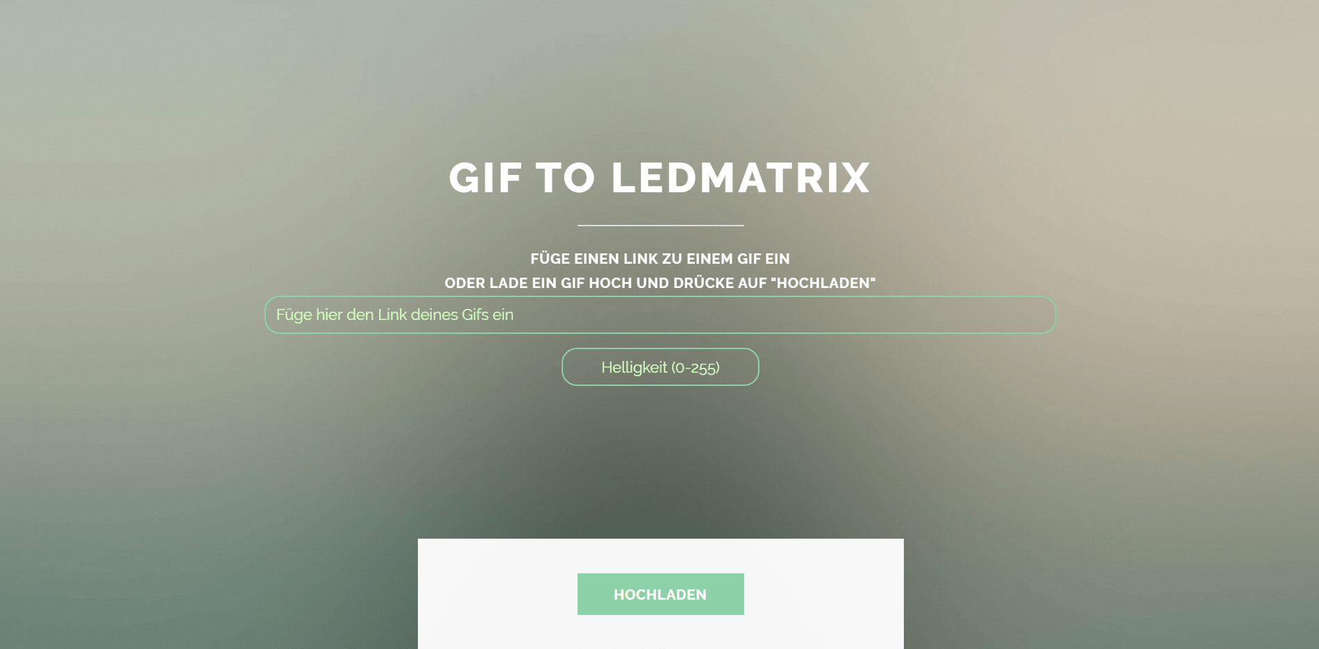 Gif2Matrix